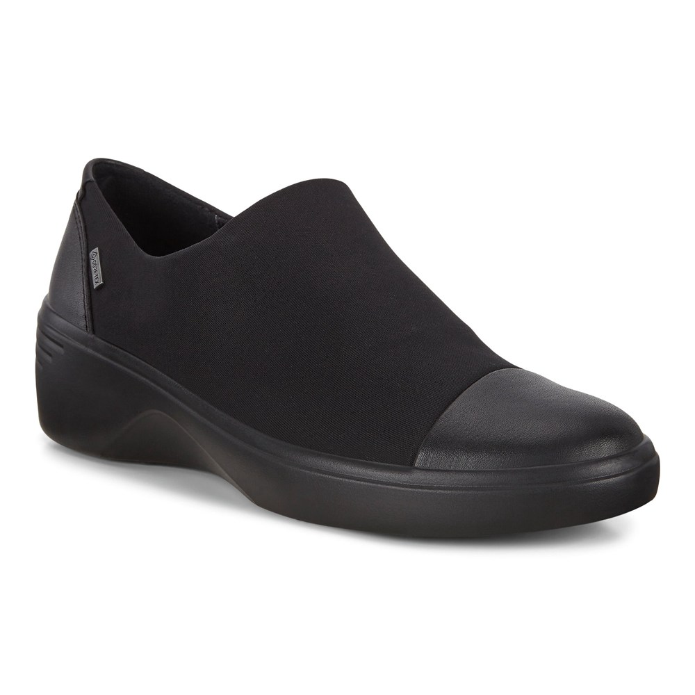 Slip On Mujer - ECCO Soft 7 Wedge - Negros - LNX376801